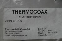 Thermocoax Leitung für PT100  MF9M-4Polig Teflon 5m