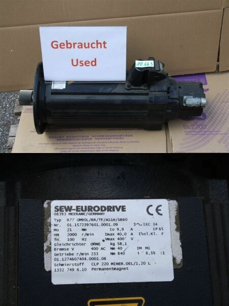 SEW R77 CM90L/BR/TF/AS1H/SB60  SERVOMOTOR