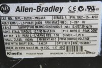 Allen Bradley MPL-B520K-MK24AA Servomotor MPLB520KMK24AA Servo Motor