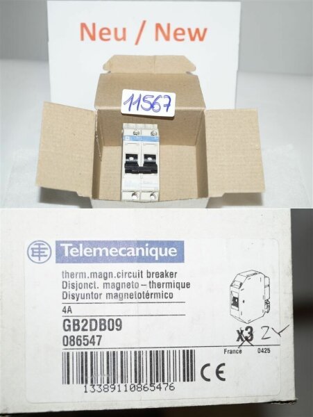 Telemecanique therm circuit breaker GB2-DB09  leistungsschalter GB2DB09 disjonct