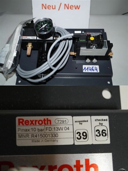 Rexroth R415001330 0821300901 0821300301 Druckluft- Absperrventil