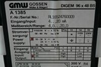 GMW GOSSEN  DIGEM 96x48B5 Digitalanzeige  A 1385