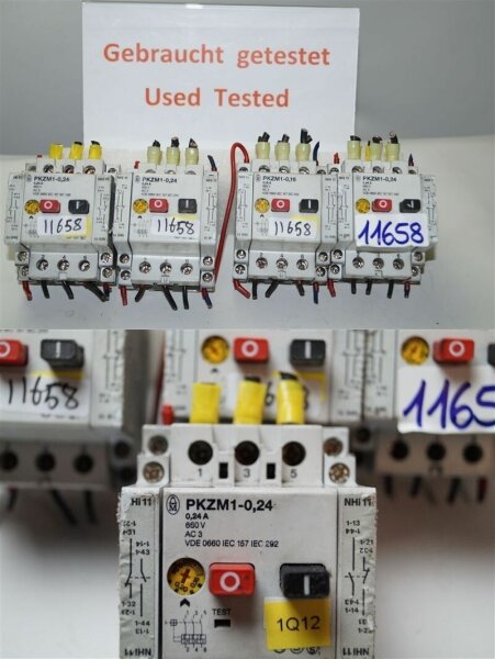 KLÖCKNER-MOELLER PKZM 1-0,24 Schütze , Motorschutzschalter 1-0,24A