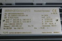 SEW 0,75 KW 42 min Getriebemotor S57 DT80N4/BMG/TH Gearbox
