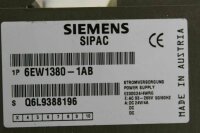 SIEMENS SIPAC 6EW1380-1AB Power Supply 6EW13801AB