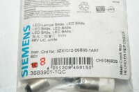 8x Siemens 3SB3901-1QC LED-Lampe Weiss White