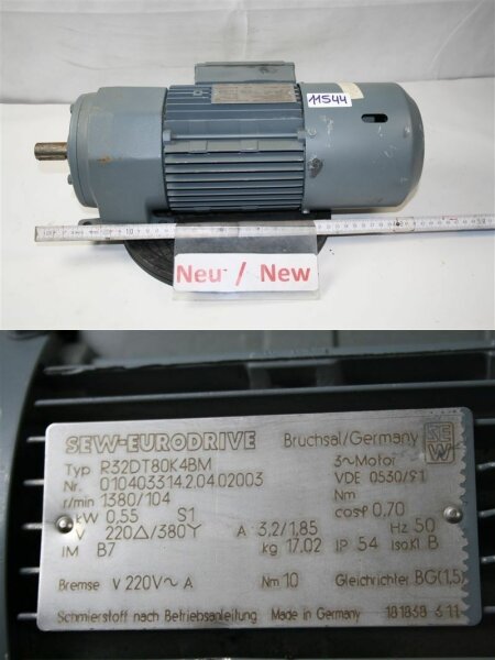 Sew 0,25 kw  21 min  getriebemotor RF43DT63L4 Gearbox