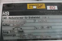 H & B P14435-0-6321100 Encoder P1443506321100 CMR-Meßumformer für Drehwinkel TGM