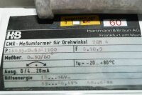 H&B Encoder P14435-0-6321100  H & B  CMR meßumformer für drehwinkel TGM 4