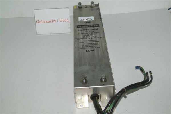 SCHAFFNER FS5752-10-07 Netzfilter FS57521007