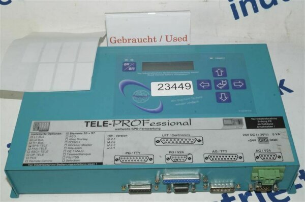 TELE-PROFessional PCMCIA Kartenanschaltung SPS-Fernwartung