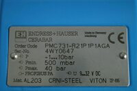 ENDRESS + HAUSER CERABAR PMC731-R21P1P1AGA Drucktransmitter PMC731R21P1P1AGA