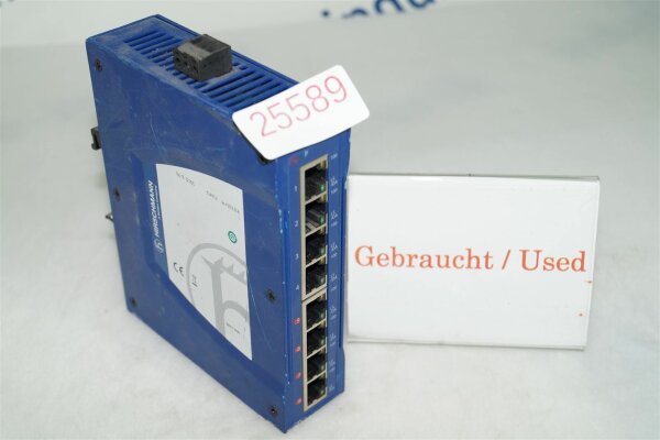 Hirschmann SPIDER II 8TX PoE Rail Switch