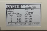 Lütze DIO-3530 Analog Input 743530 Modul