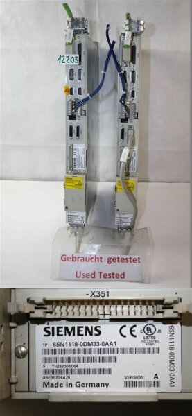 Siemens 6SN1123-1AA00-0BA1 ,  6SN1118-0DM33-0AA1  TOP ZUSTAND