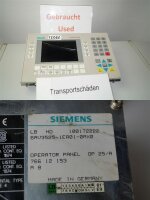 Siemens Operator panel coros op25  6AV3525-1EA01-0AX0...