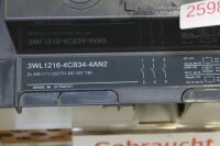 SIEMENS 3WL1216-4CB34-4AN2 Leistungsschalter ZA05C11C22F31K07S07T40