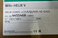 wilo HELIX V1605-1/25/E/KS/400-50-Q1Q1  Hochdruck-Kreiselpumpe  4455468