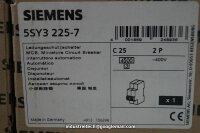 Siemens C25  5SY32 Leitungsschutzschalter 5SY3225-7 2POL  400v 25A
