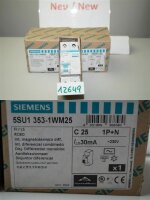 Siemens C 25 5SU1353-1WM25  Fi Leistungsschutzschalter...