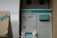 Siemens C 25 5SU1353-1WM25  Fi Leistungsschutzschalter 30mA 230V  25A magnetoter