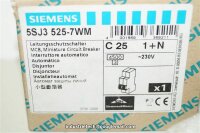 Siemens C 25 , 5SJ3525-7WM Leitungsschutzschalter 25A , C25  230v  1+N