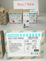 Siemens c20 5SU1653-1KK20  FI Leistungsschutzschalter...