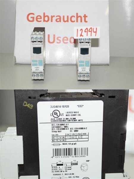 Siemens SIRIUS 3UG4614-1BR20