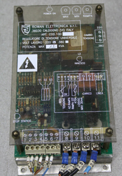 Rowan elettronica DC Drive Gleichstromregler Frequenzumrichter DC current 1,2 kv