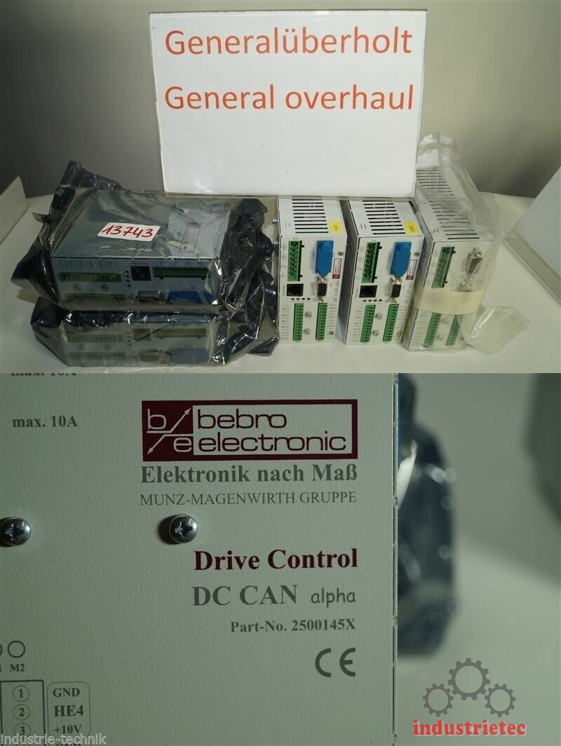 Bebro DC Can Alpha 2500145 generalueberholt - Industrie Ersatzteile