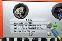 AEG Microverter 2,5/380  Frequenzumrichter  029096821  inverter