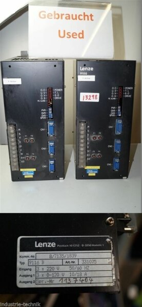 Lenze 9100 inverter  9115/B  Servo Controller  331075