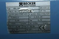 Becker DT416K/0-96 Trockenläufer Vakuumpumpe 16/19  m³/h Vakuum Pumpen