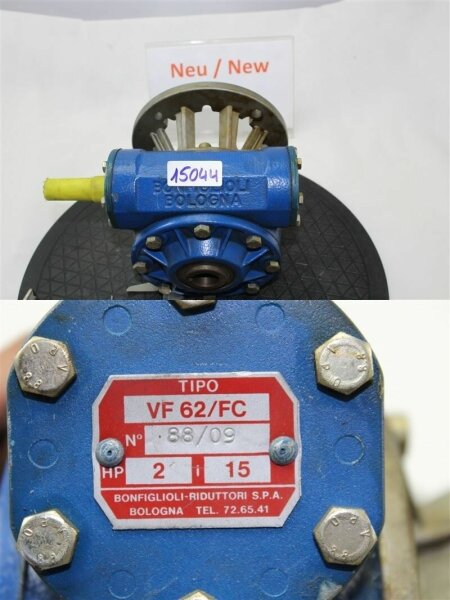 Bonfiglioli VF 62/FC Schneckengetriebe i=15 getriebe getriebemotor gearbox