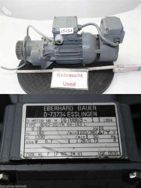 NORD 0,18 kw  182 min getriebemotor gearbox