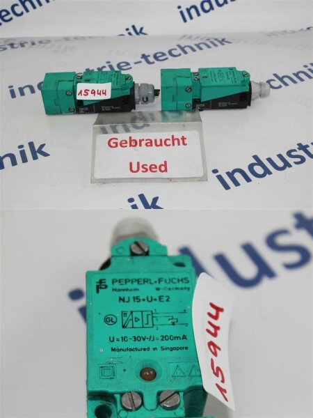 PEPPERL+FUCHS NJ15+U+E2 Nährungsschalter Sensor