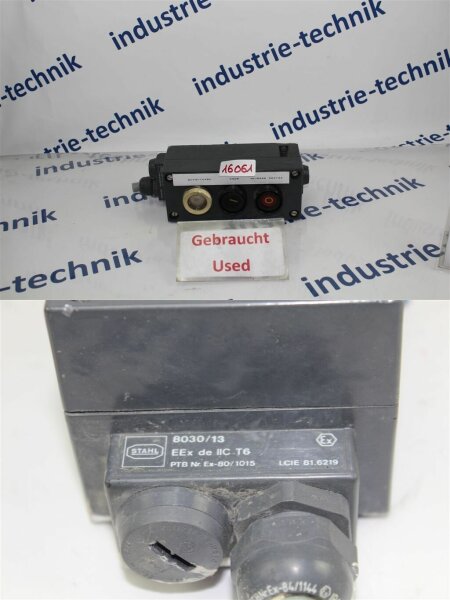 STAHL PTB EX-80/1015 Schalter-Switch-Commutateur 500V drucktaster