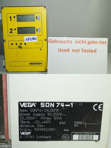 VEGA son 74-1  son74-1.xldx1x 1099992-001 nicht getestet