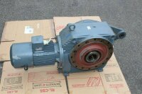 Flender 4 kw 10 min Getriebemotor G12 Gearbox mit bremse winkelgetriebe