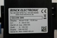 Rinck Electronic CU-I.K4/24V   Grenzwertschalter und Messverstärker