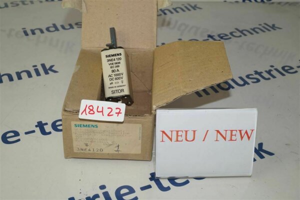 Siemens 3NE4120 NH Sicherung 80A