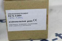 eltroma technik EQ 72, 0-250 V Dreheiseninstrument