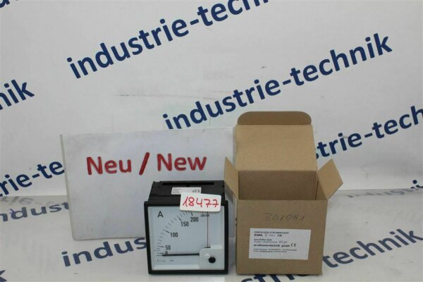 eltroma technik EQ 96, 2001A Dreheisen Strommesser