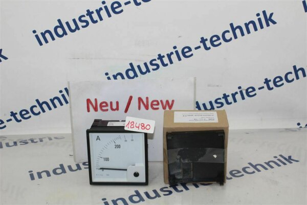 eltroma technik EQ 96, 2501A Dreheisen Strommesser