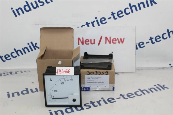 eltroma technik EQ 96, 5001A Dreheisen Strommesser