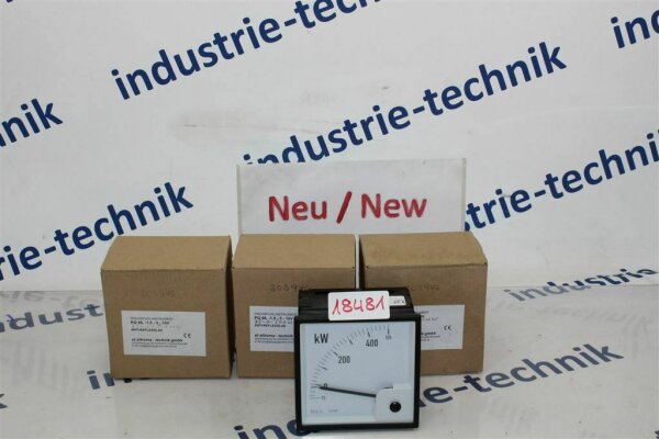 eltroma technik PQ 96, -1,5 - 0 - 10 V Drehspuhlinstrument