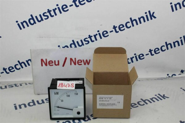 et eltroma technik PQ 96, -1,5 - 0 - 10 V Drehspuhlinstrument