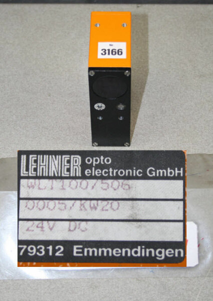 Lehner WLT opto-electronic sensor WLT100/506  24V DC