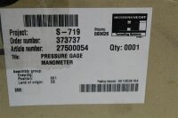 Herrenknecht S-719   373737 Pressure Gage 27500054 Manometer