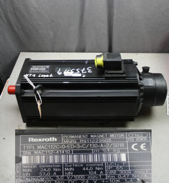 REXROTH INDRAMAT MAC112C-0-ED-3-C/130-A-2/S018 Servomotor R911223905